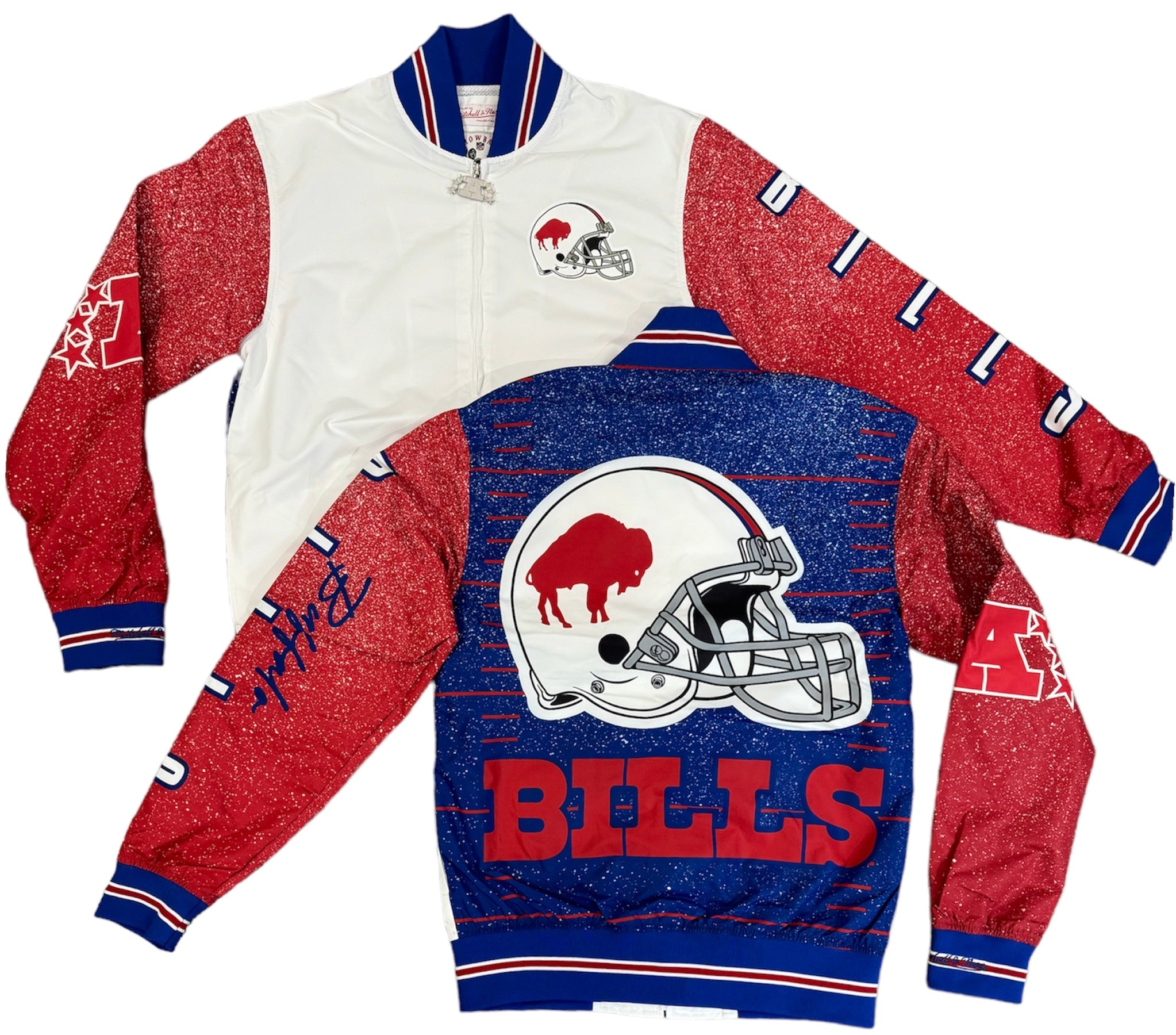 Cardigan Sweater Buffalo Bills  Men Mitchell & Ness Hoodies