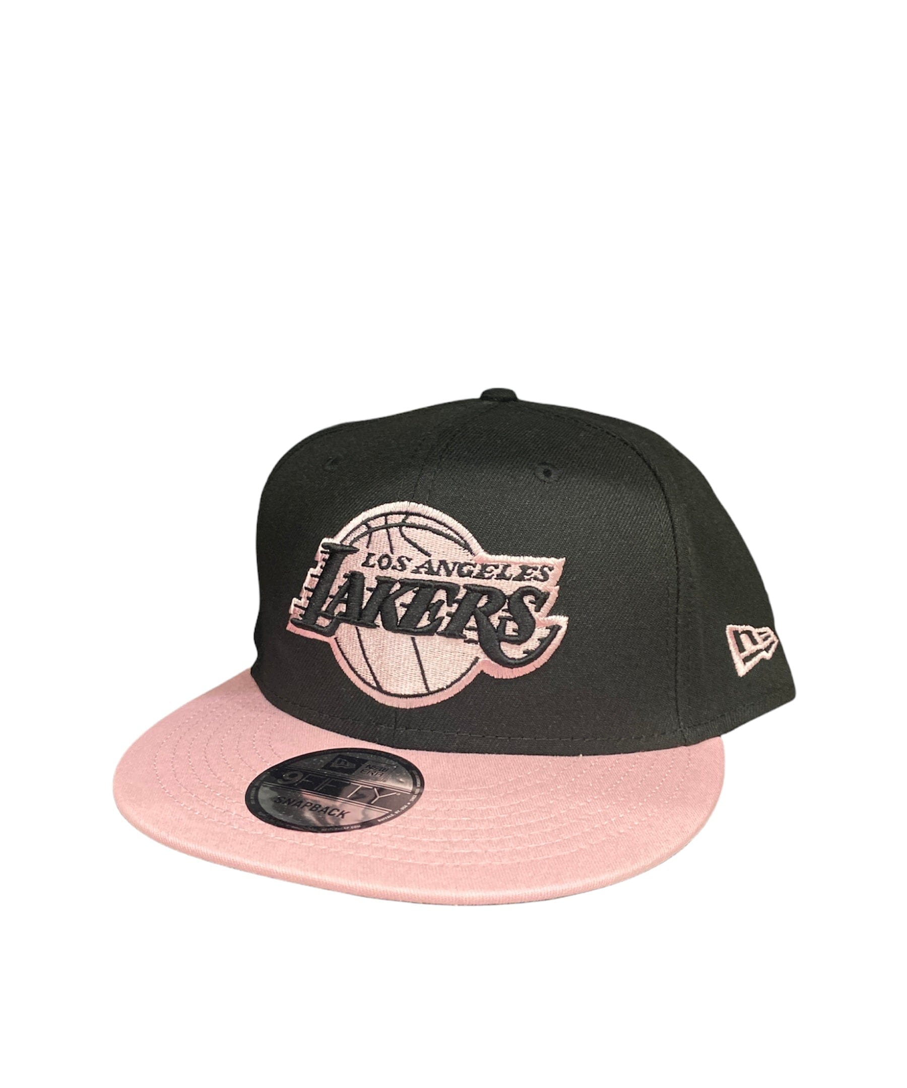 Pro Standard NBA Los Angeles Lakers LA Logo Snapback Hat W/ Pink