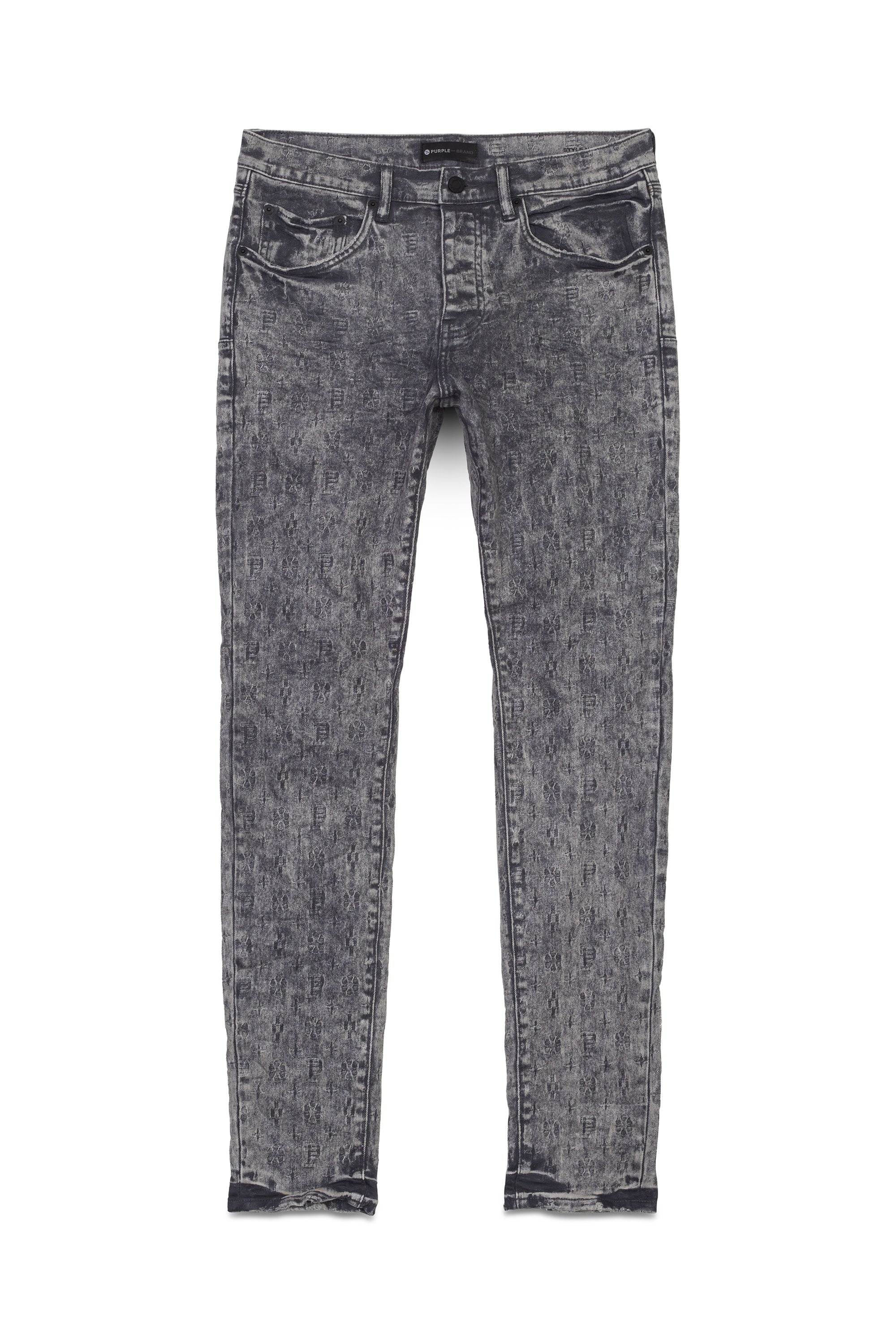 Purple Brand Jeans P001 Low Rise Skinny Black Raw – BLVD