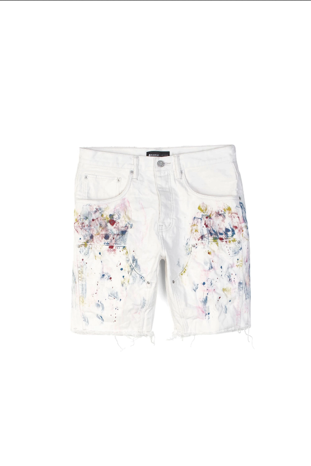 Short Purple brand White size 32 UK - US in Denim - Jeans - 41271328