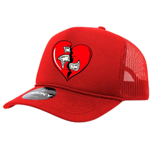 Pg Apparel Heart - Trucker Hat - Red