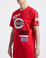 Pro Standard Cincinnati Reds Fast Lane Sj Tee - Red