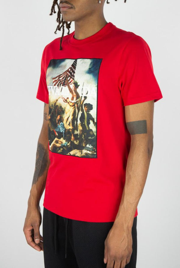 Rebel Minds Patriot Graphic Tee - Red