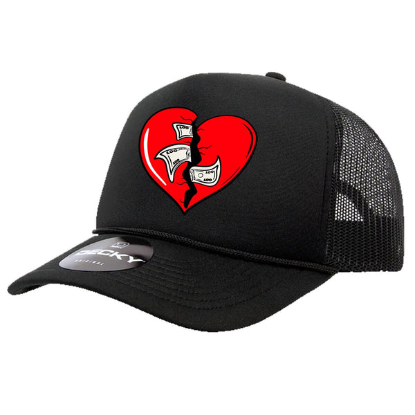 Pg Apparel Heart - Trucker Hat - Black