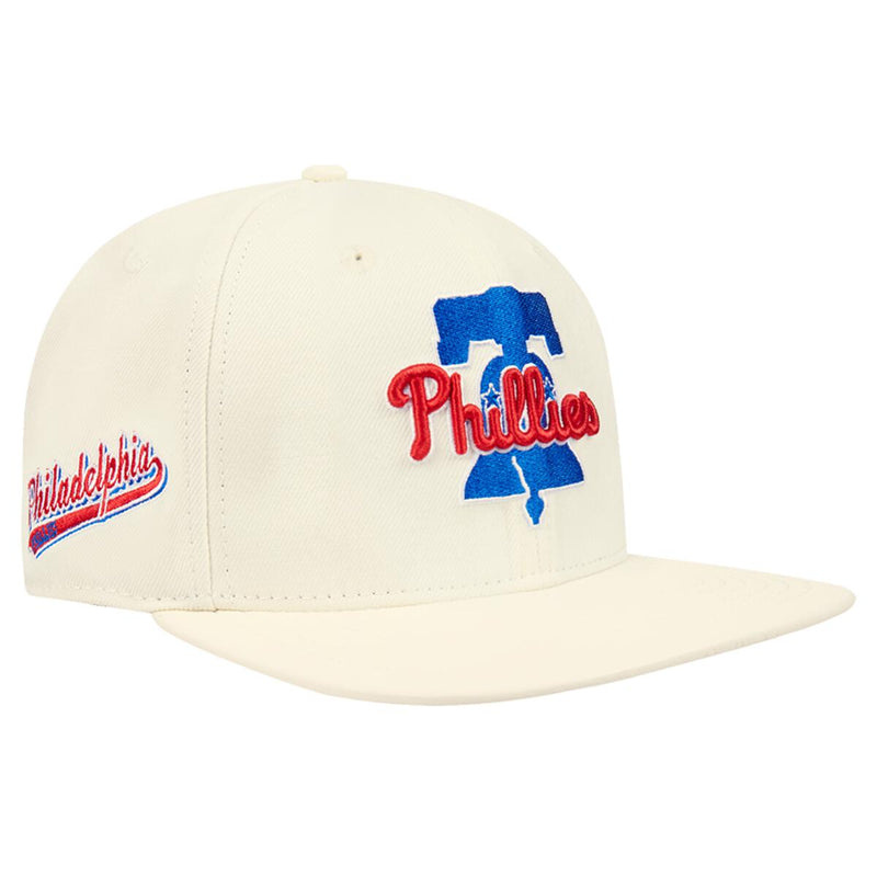 Pro Standard - Philadelphia Phillies Script Tail Wool Strapback - Eggshell