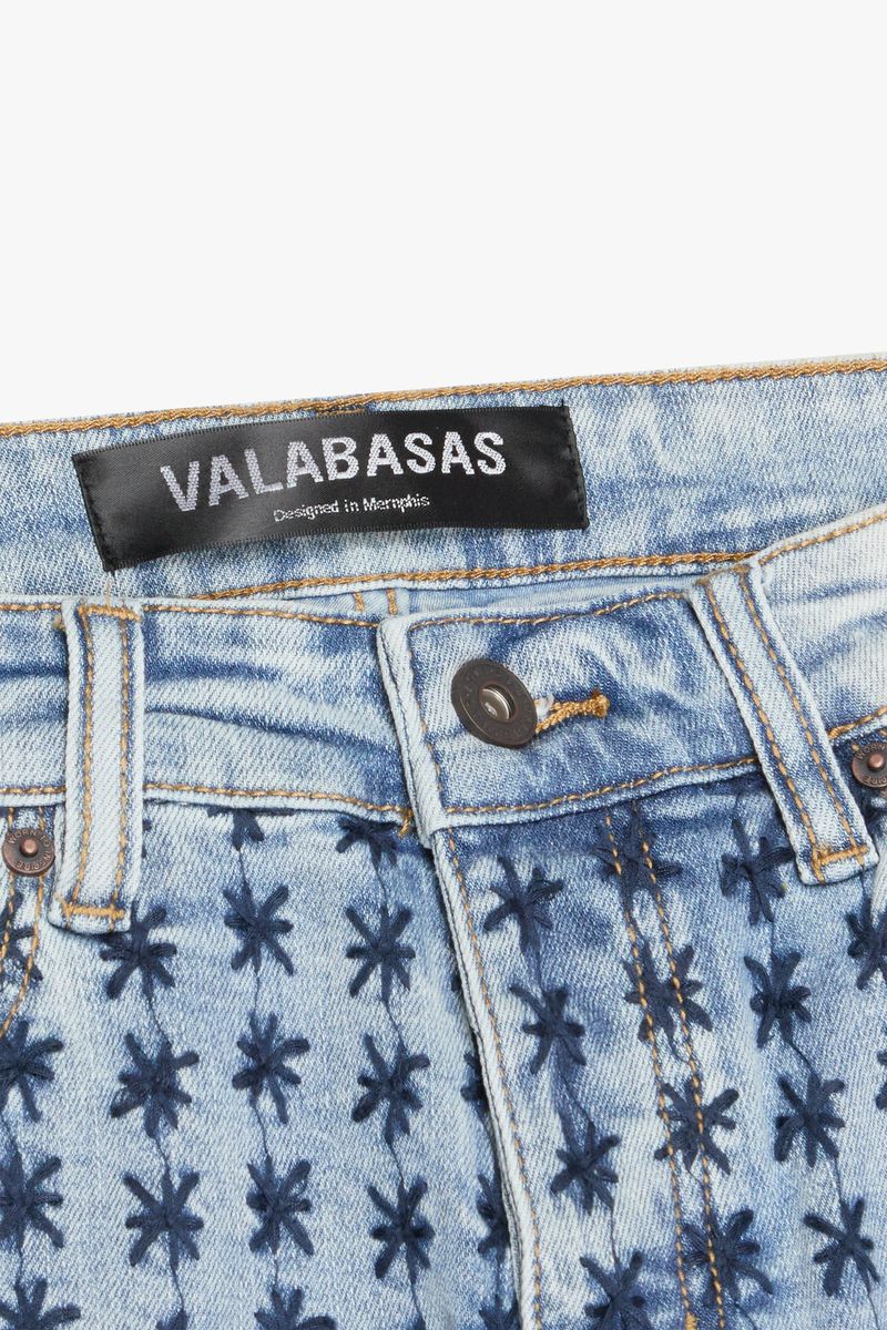 Valabasas "ASTERISK" Blue / Navy Stacked Flare