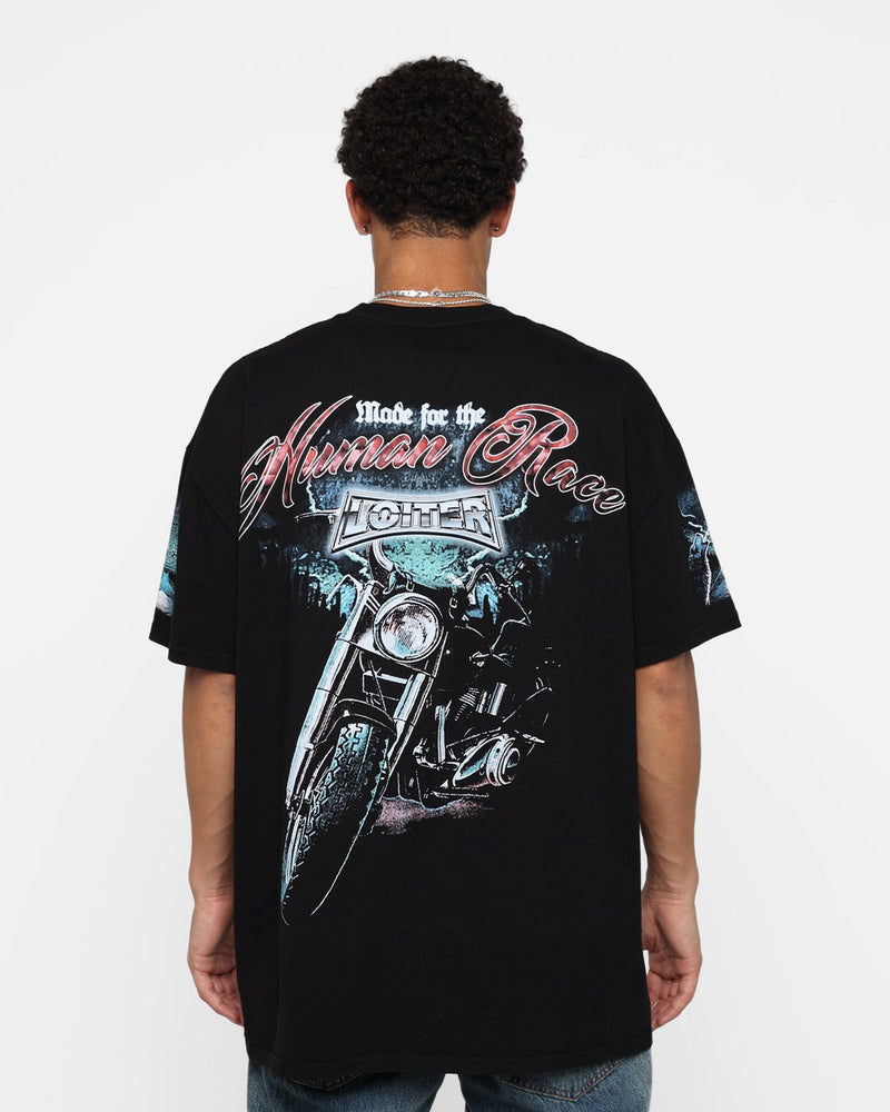 Loiter Midnight Route T-Shirt - Black