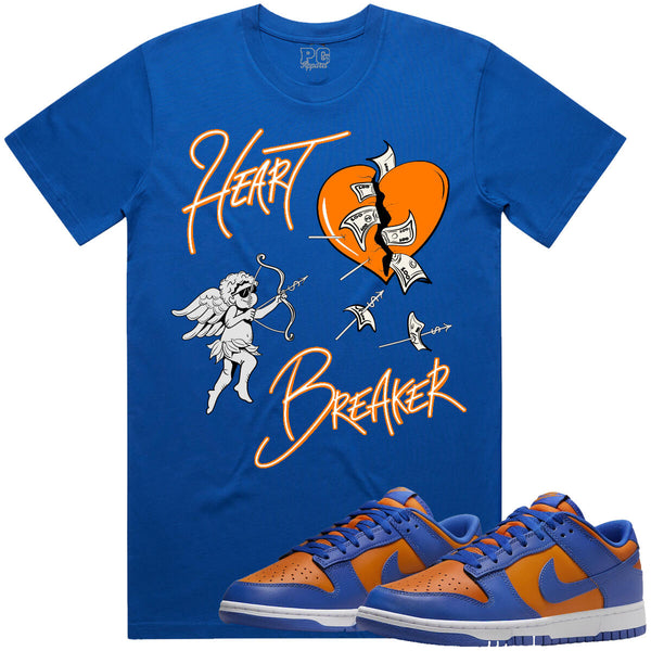 Heartbreaker Men's T-Shirt - Blue/Orange