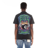 Cult Of Individuality Short Sleeve Crew Neck Tee " High Rollers Club " In Pirate Black