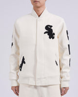 Pro Standard - Chicago White Sox Triple Tonal Varsity Jacket - Eggshell / Black