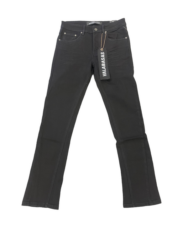 Valabasas "ESSENCE" Black Straight Jeans