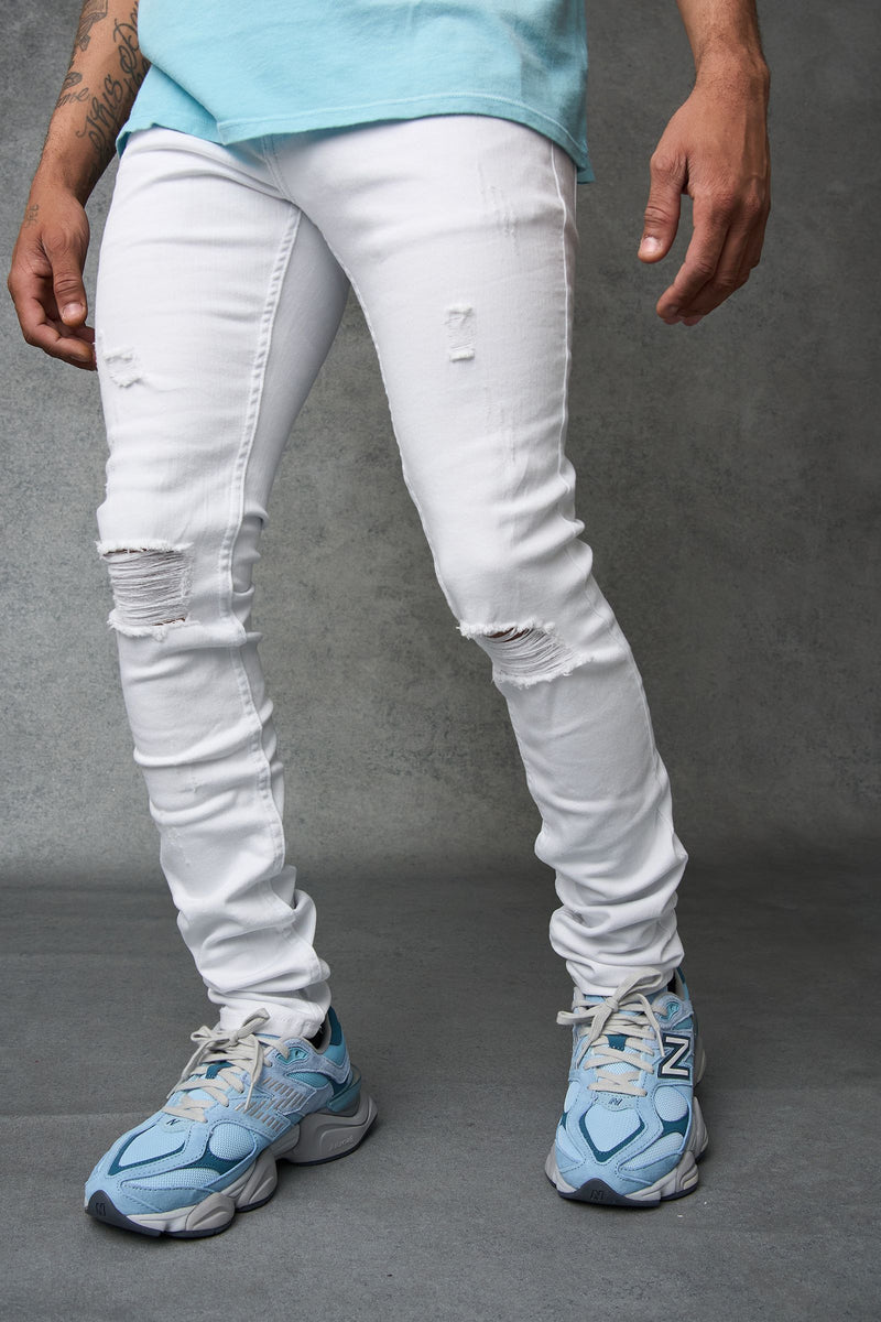 Serenede "Everest Peak" Jeans White