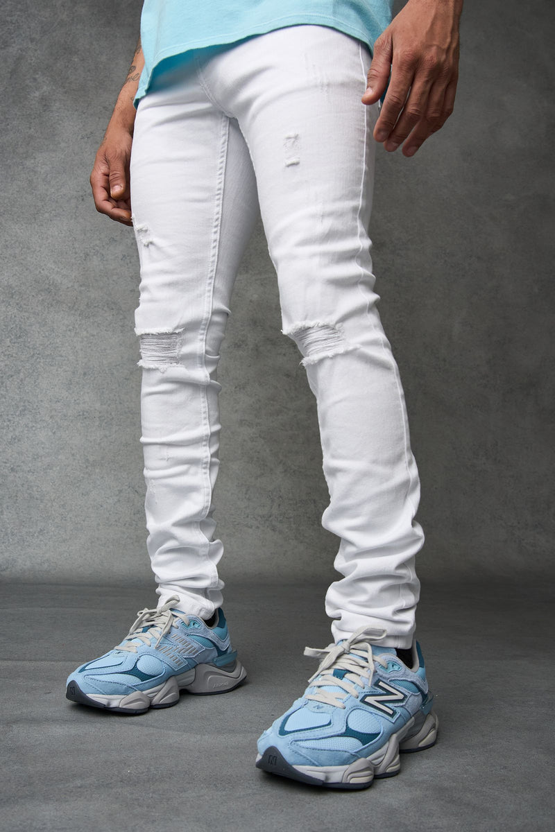 Serenede "Everest Peak" Jeans White