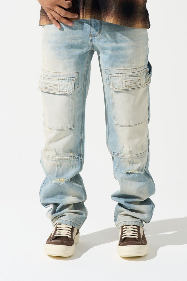 Serenede ''Fig'' Baggy Jeans - Vintage Sky Washed