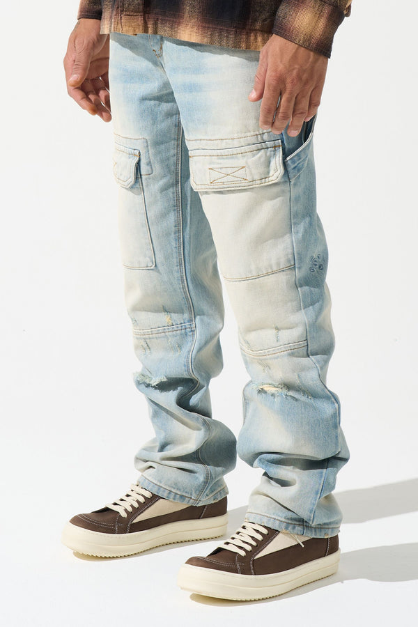 Serenede ''Fig'' Baggy Jeans - Vintage Sky Washed