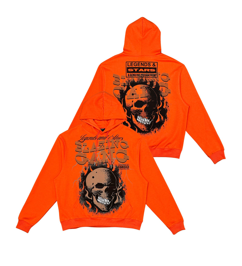 Genuine - Blazing Gang Hoodie  - Orange