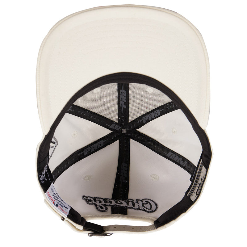 Pro Standard - Chicago White Sox Triple Tonal Primary Logo Strapback Hat - Eggshell / Black