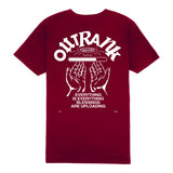 Outrank Blessings Are Uploading T-Shirt  - Cardinal