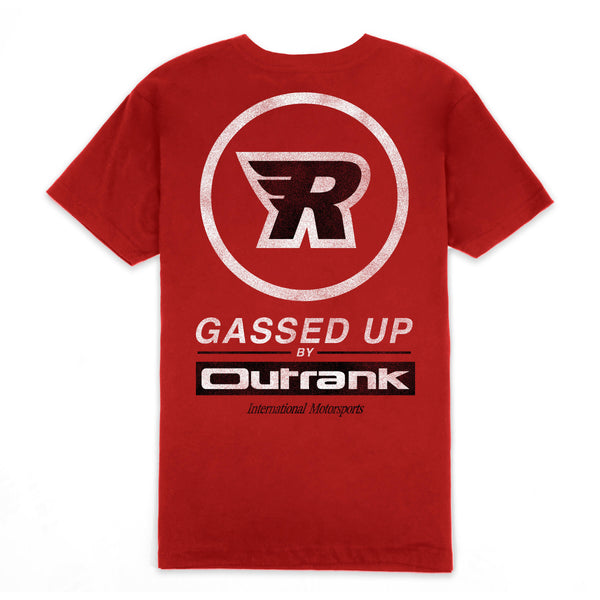 Outrank International Motorsports T-Shirt - Red