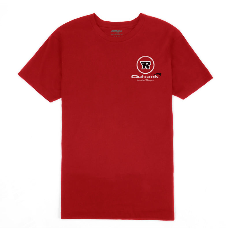 Outrank International Motorsports T-Shirt - Red