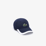 Lacoste Unisex SPORT Contrast Border Lightweight Cap - 525 Navy / White