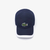Lacoste Unisex SPORT Contrast Border Lightweight Cap - 525 Navy / White