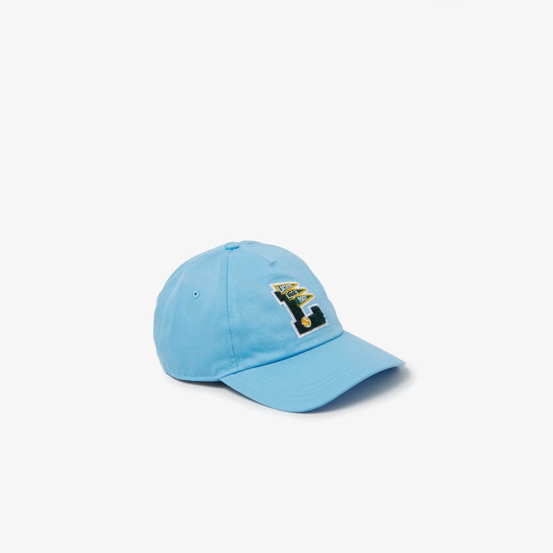 Lacoste Men’s Pennants L Organic Cotton Cap Barbeau Blue