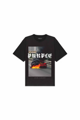 Purple Brand Smoke Show Tee - Black - P109-CBSS424