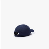 Lacoste Unisex SPORT Contrast Border Lightweight Cap - 525 Navy / White