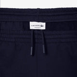 Lacoste Men's Organic Brushed Cotton Fleece Shorts - Navy Blue 166