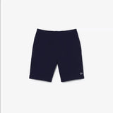 Lacoste Men's Organic Brushed Cotton Fleece Shorts - Navy Blue 166