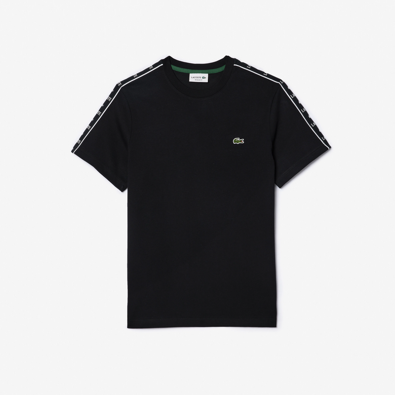 Lacoste Men's Logo Stripe T-Shirt & Shorts Set - Black 031