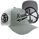 Pro Standard - Nba Brooklyn Nets Script Tail Trucker Hat - Gray