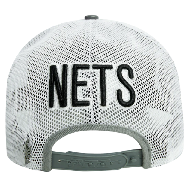 Pro Standard - Nba Brooklyn Nets Script Tail Trucker Hat - Gray