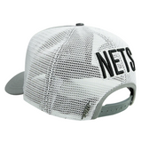 Pro Standard - Nba Brooklyn Nets Script Tail Trucker Hat - Gray