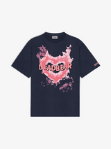 Deadbear The Heart Tee - Navy Blue