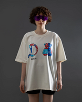 Deadbear The Paisley Tee - White Blue