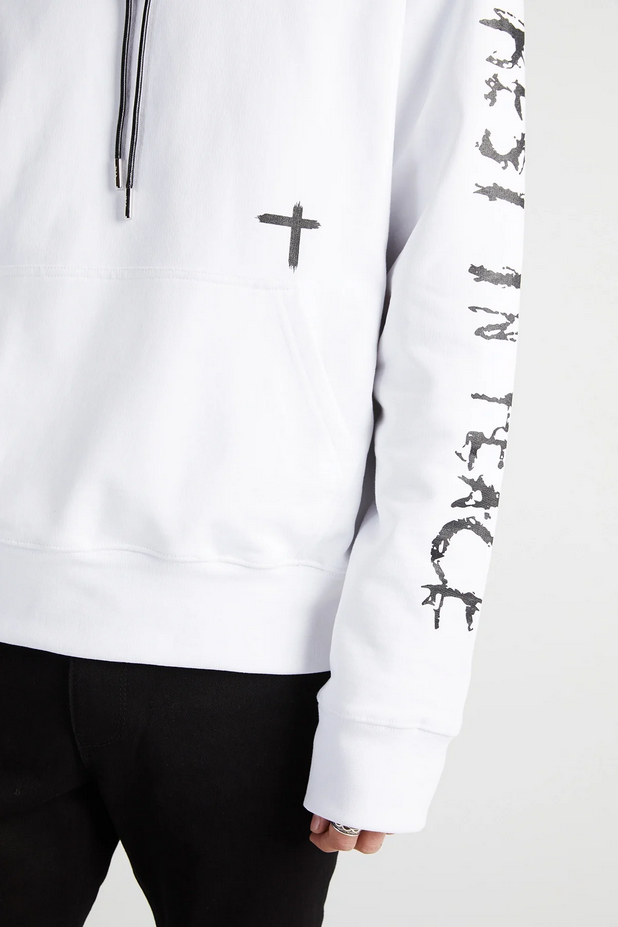 RTA Dion Hoodie | White Rest In Peace