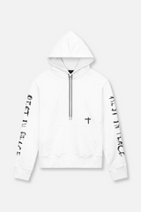 RTA Dion Hoodie | White Rest In Peace