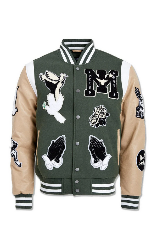 Jordan Craig Fallen Angels Varsity Jacket (Pine)