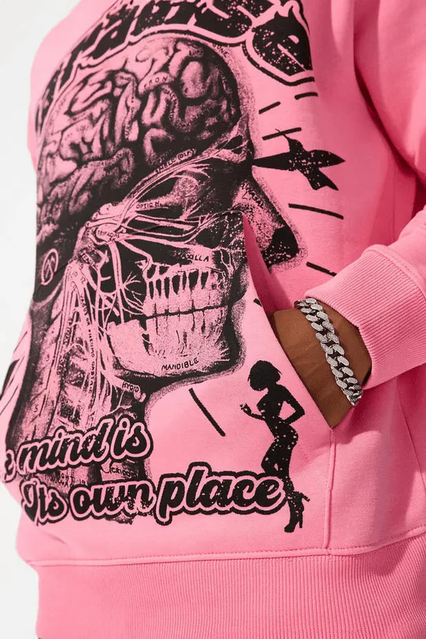 Jordan Craig - Cranial Paradise Pullover Hoodie - Pink
