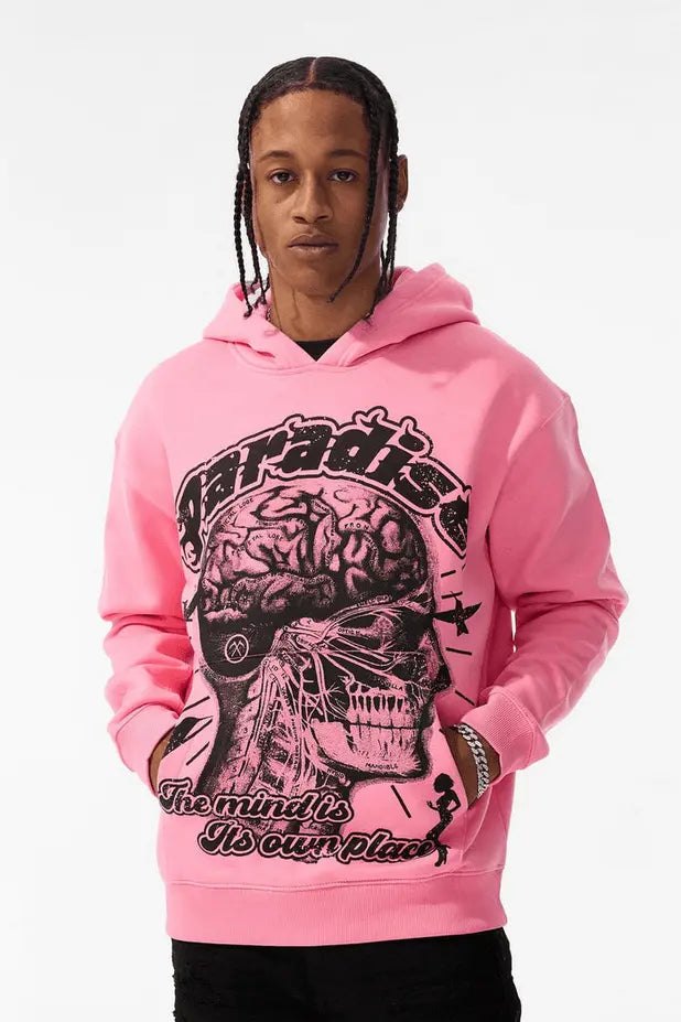 Jordan Craig - Cranial Paradise Pullover Hoodie - Pink