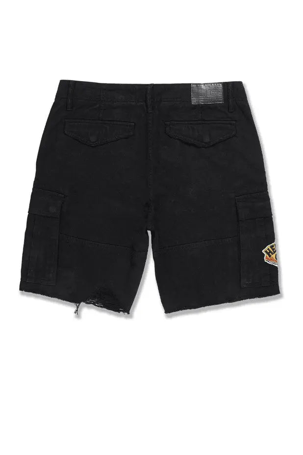 Jordan Craig - Retro - War Angel Cargo Shorts - Black