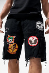 Jordan Craig - Retro - War Angel Cargo Shorts - Black