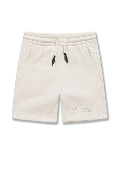 Jordan Craig Kids Paradise Tonal Shorts Set - Bone