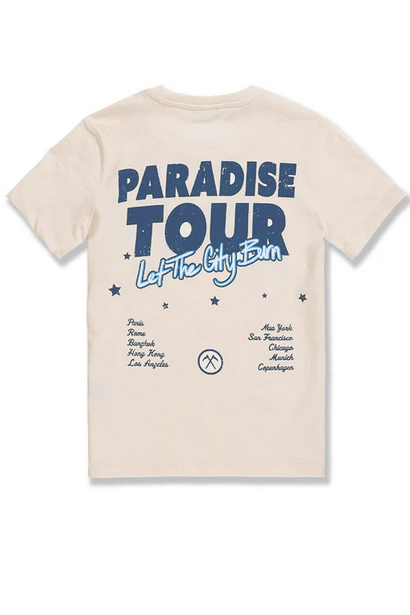 Jordan Craig Kids Paradise Tour T-Shirt - Bone