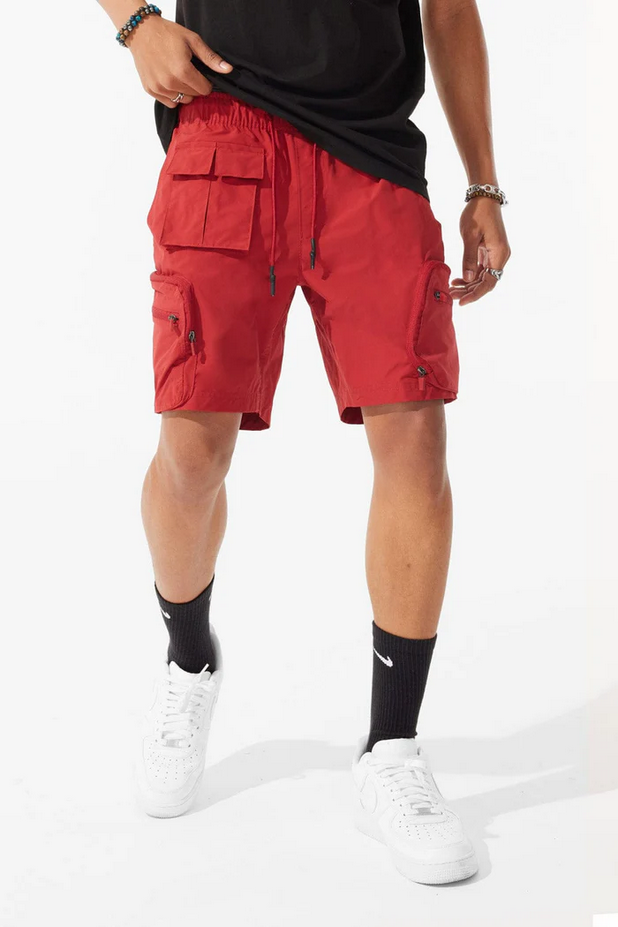 Jordan Craig - Retro - Altitude Cargo Nylon Shorts - Dk Red