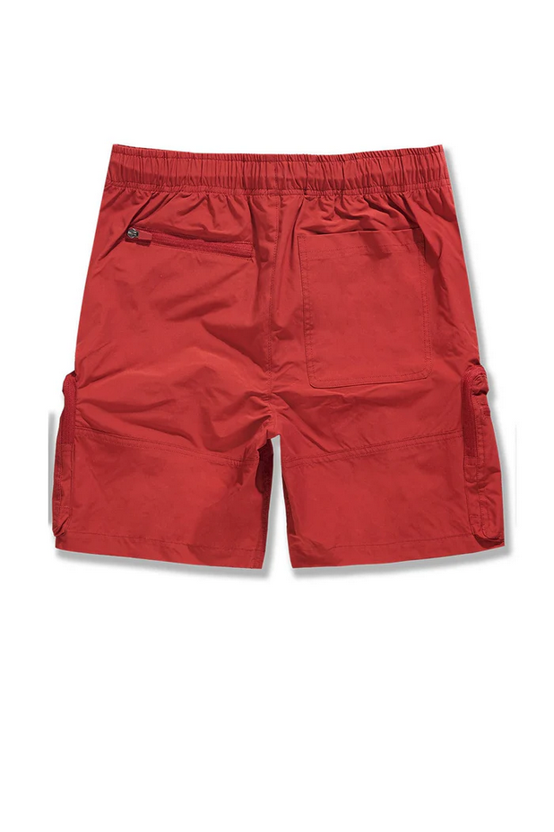 Jordan Craig - Retro - Altitude Cargo Nylon Shorts - Dk Red