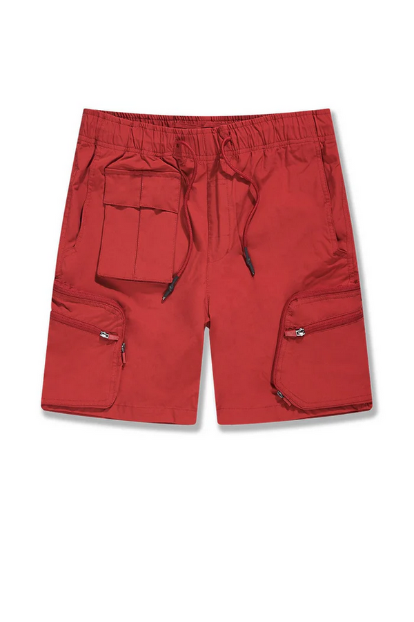 Jordan Craig - Retro - Altitude Cargo Nylon Shorts - Dk Red