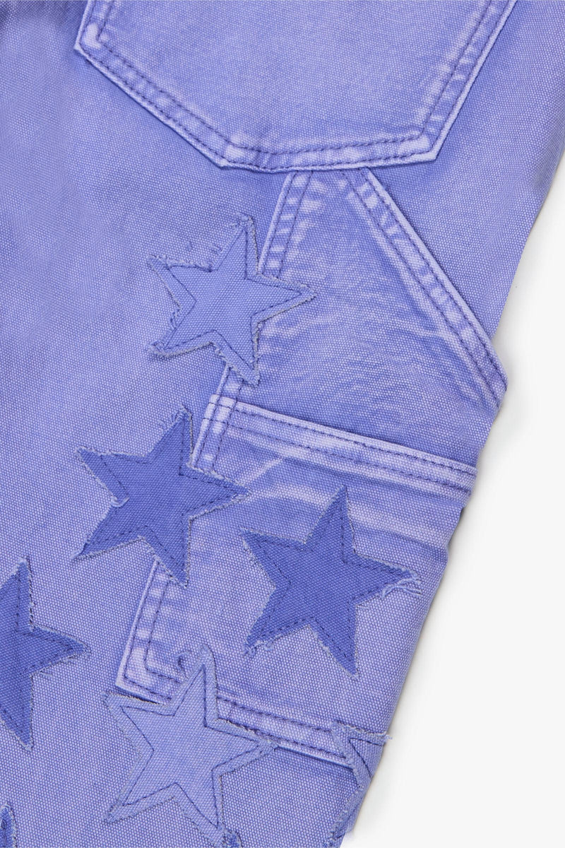 Valabasas “V-STARS" Denim Stacked Jean - Purple Wash